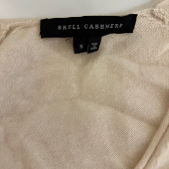 Skull Cashmere cut out sweater - Picture 2 of 10